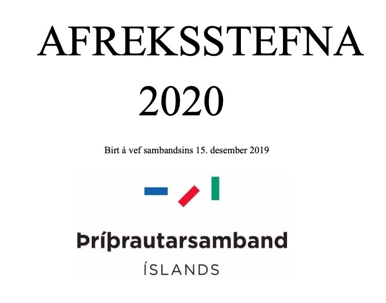 Afreksstefna 2020